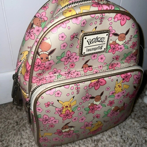 Loungefly Pokemon Pikachu & Eevee Backpack - Picture 7 of 12